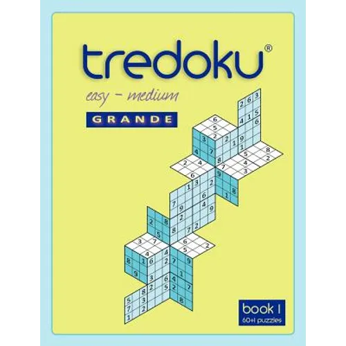 Tredoku Easy Medium Grande Book 1 - Paperback