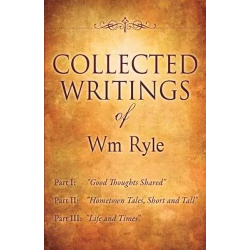 Collected Writings of Wm Ryle - Paperback