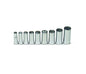 Wright Tool 6 Point Deep Socket Set 9 Piece 3/8" Drive SAE 304