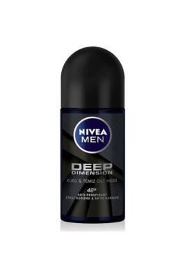 Nivea Men Deep Dimension Roll-On Deodorant 50ml - Long Lasting Protection for Men