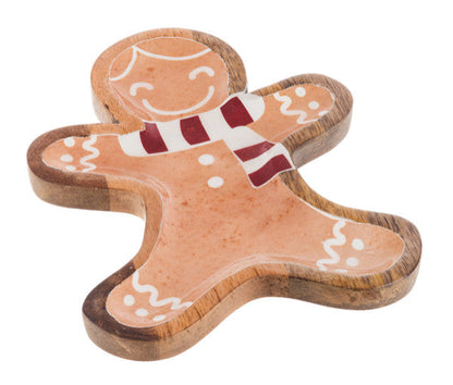 Gingerbread People Tidbit Tray -