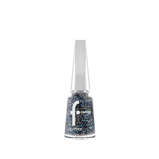 Flormar Glitter Nail Polish GL41 Colorjoy - 16 Colors, Sparkly Finish for Nail Art