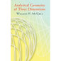 Analytical Geometry of Three Dimensions - Paperback