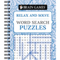 Brain Games - Relax and Solve: Word Search Puzzles (Pattern Cover) - Spiral