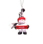 Cozy Snowman Ornament (Letters A - F) -