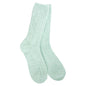 Weekend Ragg Feather Crew - Frosty Green