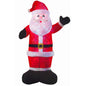 8 Foot Large LED Lighted Inflatable Plush Santa