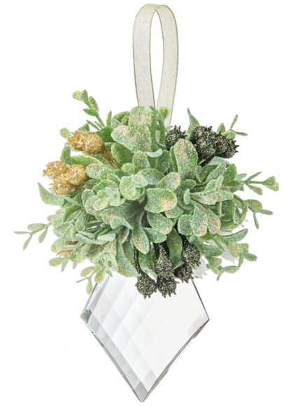 Mistletoe Acrylic Gem Ornament -