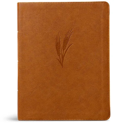 CSB Notetaking Bible, Large Print Edition, Camel Leathertouch - Imitation Leather