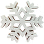 Resin Holiday Snowflake Shelf Sitter - Arrow
