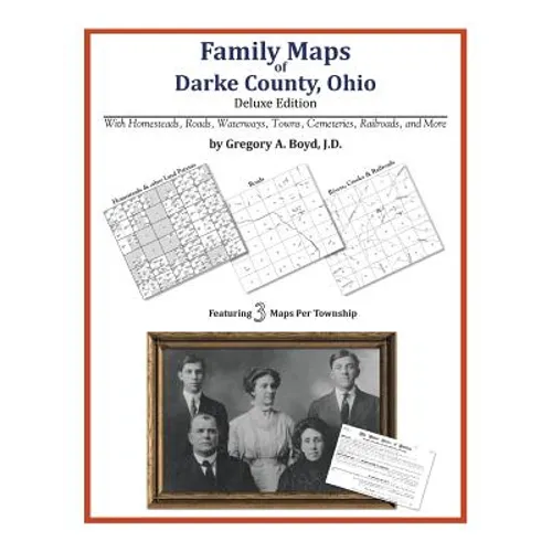 Family Maps of Darke County, Ohio - Paperback