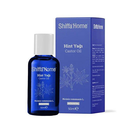 Shiffa Home Castor Oil: Natural Hair Care Oil for Eyelash Growth, Rich in Vitamin E & Ricinoleic Acid, Natural Moisturizer, 1.69 fl oz