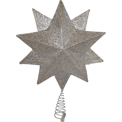 Blue Radiance 10 Point Star Treetopper- 16 Inch