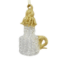 Spunglass Ornament - Gold Candlestick