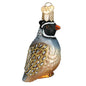 Old World Christmas Glass Partridge Ornament