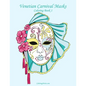 Venetian Carnival Masks Coloring, Book 1 - Paperback