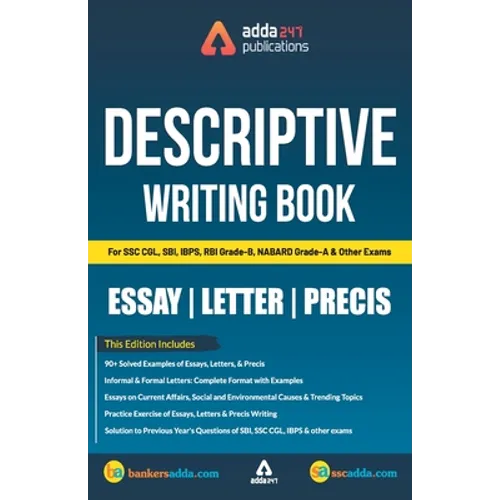 Descriptive Writing Book for SSC and Bank Exams (English Printed Edition) - Paperback