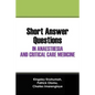 Short Answer Questions In Anaesthesia And Critical Care Medicine: For The Part 1 Fellowship Examinations In Anaesthesia And Critical Care Medicine - Paperback