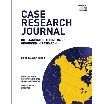 Case Research Journal: 42(4): Outstanding Teaching Cases Grounded in Research - Paperback