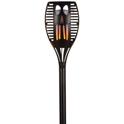 LED Solar Scary Pumpkin Face Torch -