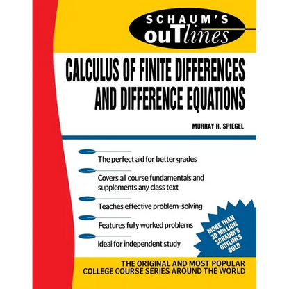 Schaum's Outline of Calculus of Finite Differences and Difference Equations - Paperback