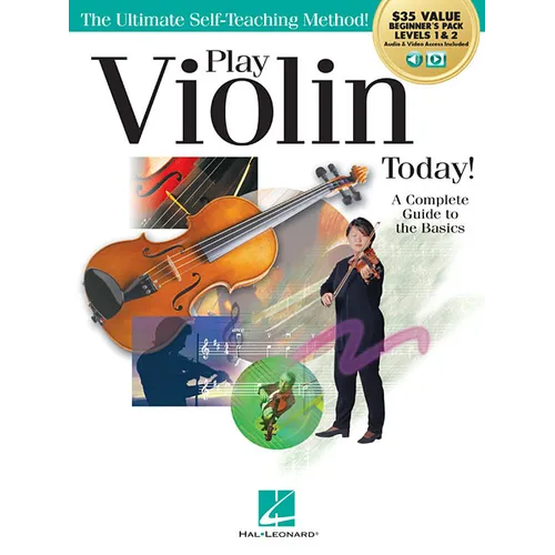 Play Violin Today! Beginner's Pack: Method Books for Levels 1 & 2 Plus Online Audio & Video Access - Paperback