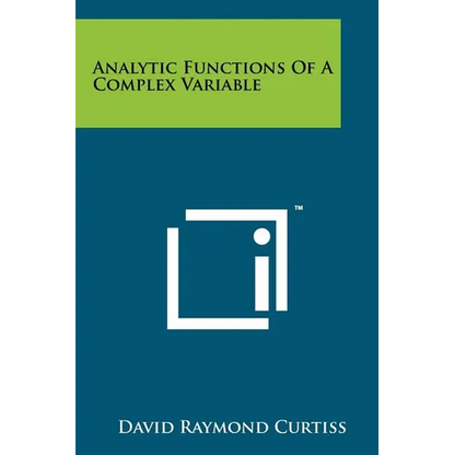 Analytic Functions Of A Complex Variable - Paperback