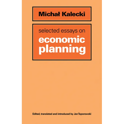 Selected Essays on Economic Planning - Paperback