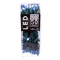 50-Light 5mm Cool White LED Green Wire Light Set