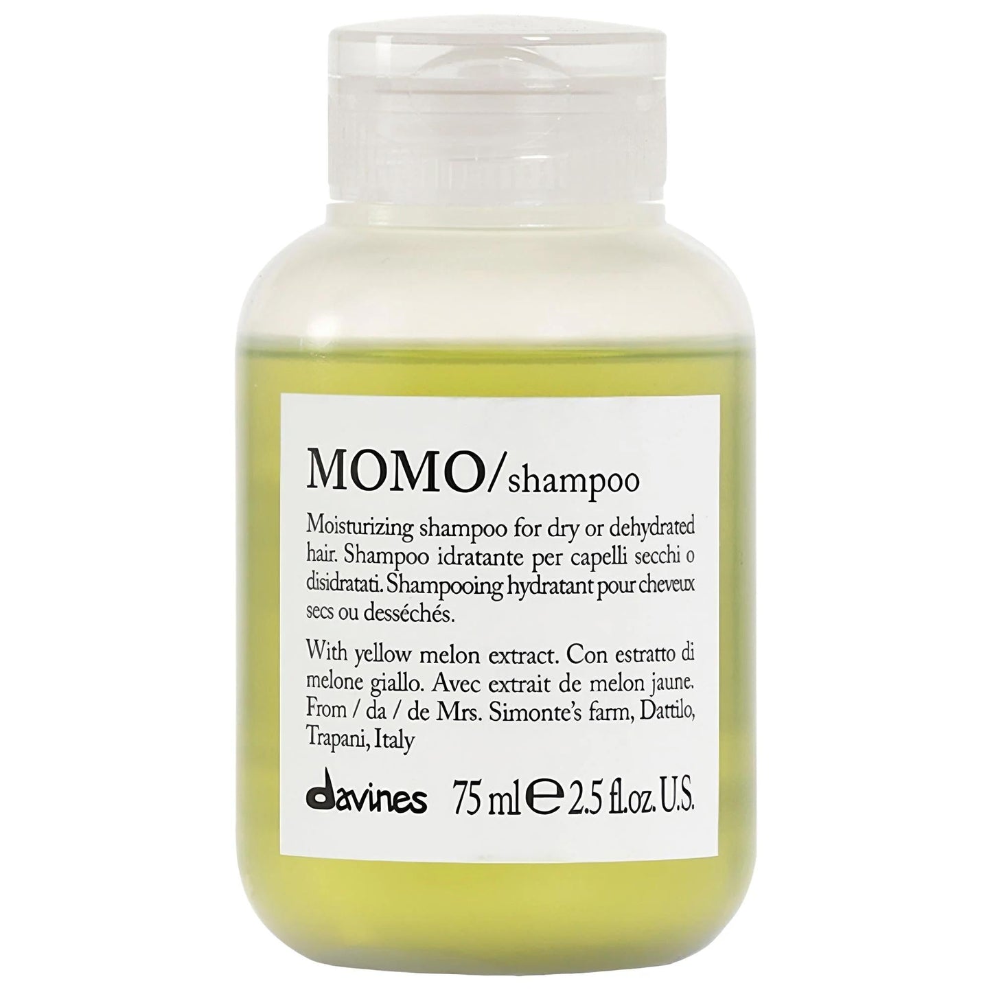 MOMO Hydrating Shampoo for Dry Hair - Sulfate-Free, Moisturizing, and Nourishing for Soft Silky Locks