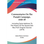 Commentaries On The Punjab Campaign, 1848-49: Including Some Additions To The History Of The Second Sikh War, From Original Sources (1878) - Paperback