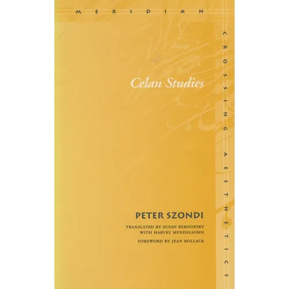 Celan Studies - Paperback