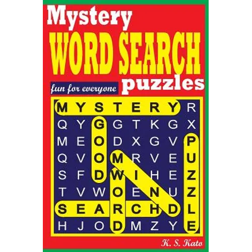 MYSTERY WORD SEARCH puzzle - Paperback