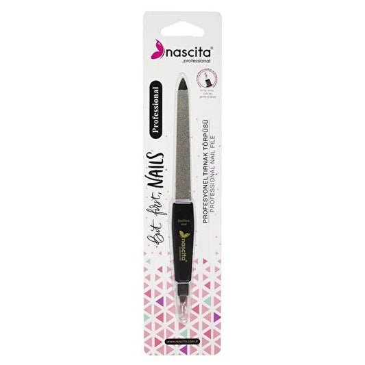Nascita Nail Care Tool Set - Gentle Nail File & Cuticle Pusher for Manicure & Pedicure - 17 cm