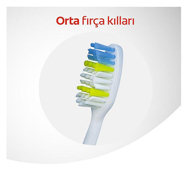 Colgate Extra Clean Manual Toothbrush - Effective Oral Hygiene for Back Teeth, Soft Tongue Cleaner, and Hard-to-Reach Areas - Dental Care Essentials
