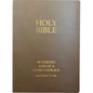 KJV Holy Bible, Be Strong and Courageous Life Verse Edition, Large Print, Coffee Ultrasoft: (Red Letter, Brown, 1611 Version) - Imitation Leather