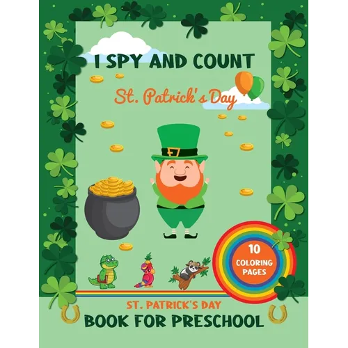I Spy and Count St Patrick's Day: St Patrick's Day Book For Preschool - Paperback