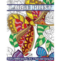 Large Print Color By Number Butterflies, Birds, and Flowers Adult Coloring Book - Paperback