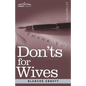 Don'ts for Wives - Paperback