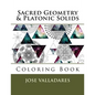 Sacred Geometry & Platonic Solids Coloring Book - Paperback