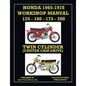 HONDA 1965-1978 WORKSHOP MANUAL 125cc, 160cc, 175cc & 200cc TWIN CYLINDER CENTER CAM DRIVE - Paperback