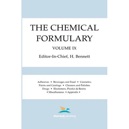 The Chemical Formulary, Volume 9 - Paperback