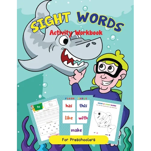 Site Words Activity Workbook For K-1st Grade For Reading Success! - Paperback