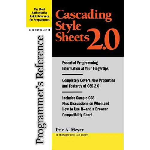 Cascading Style Sheets 2.0: Programmer's Reference - Paperback