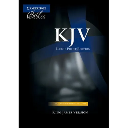 Large Print Text Bible-KJV - Leather