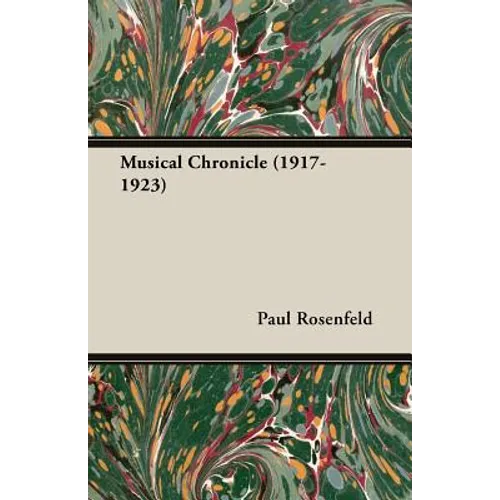Musical Chronicle (1917-1923) - Paperback