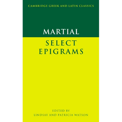 Martial: Select Epigrams - Paperback