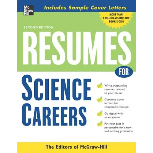 Resumes for Science Careers - Paperback
