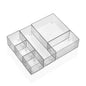 Esda 6 Piece Drawer Organizer Set - Plastic Storage Solution for Efficient Space Management