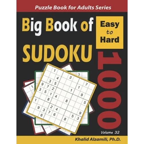 Big Book of Sudoku: 1000 Easy to Hard Puzzles - Paperback